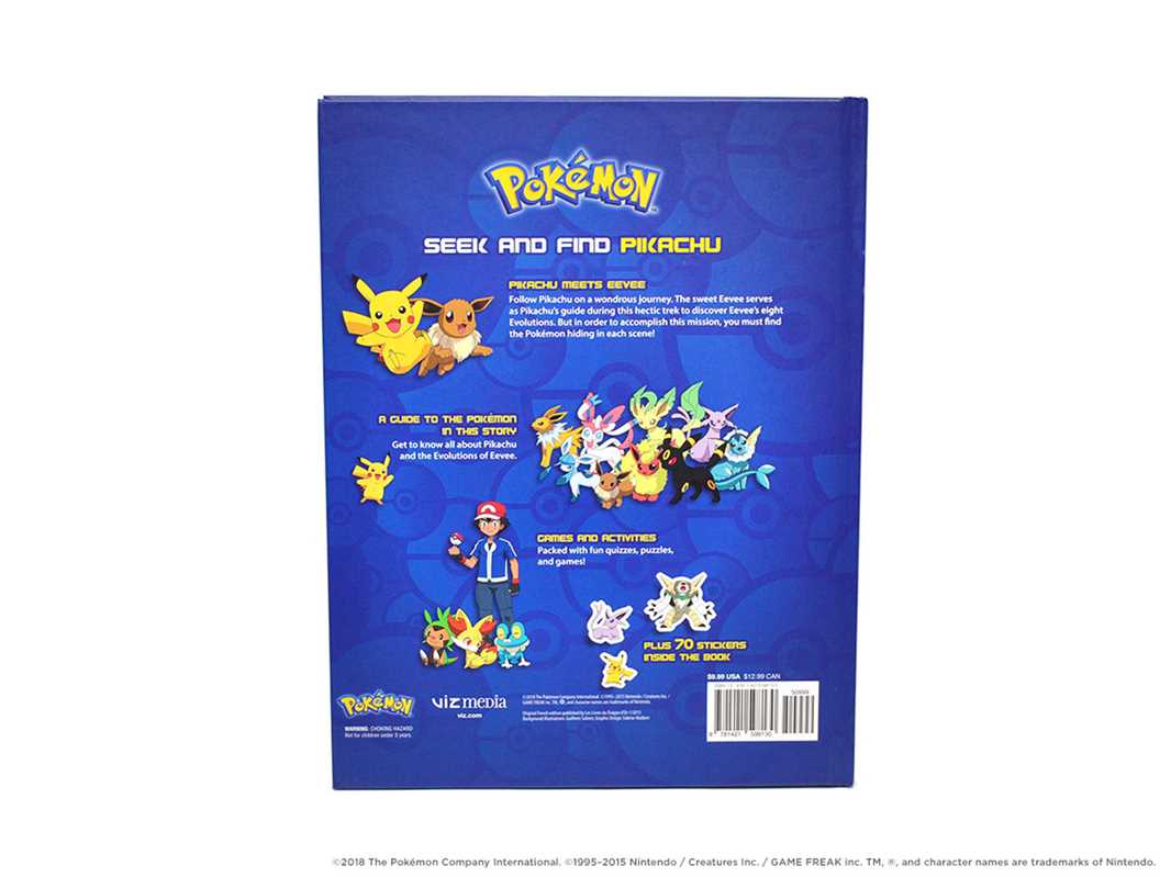 Pokémon Seek and Find: Pikachu Book