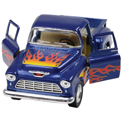 Die Cast Car 1955 Chevy Sidestep Flame Decal