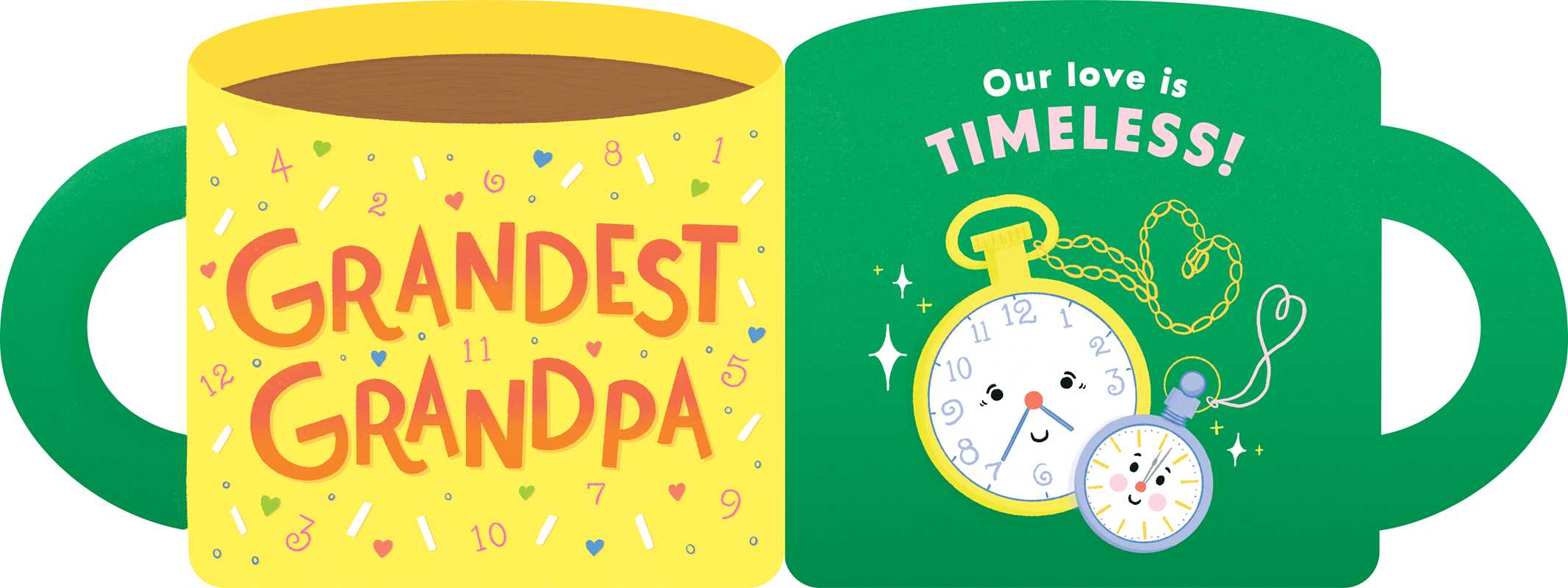 Grandest Grandpa (A Mugs & Kisses Shaped Board Book)