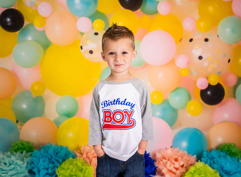 Birthday Boy Baseball Shirt-Boys Birthday Shirt