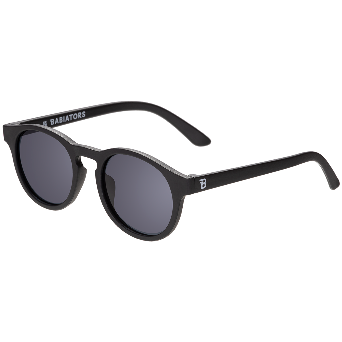 Jet Black Keyhole Baby and Kid Sunglasses: Ages 3-5