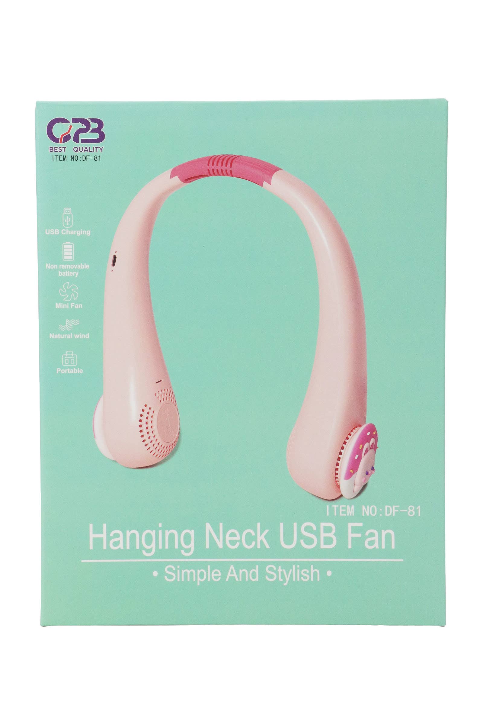 Animal Pals Bladeless Neckband Electrical Fan - Assorted