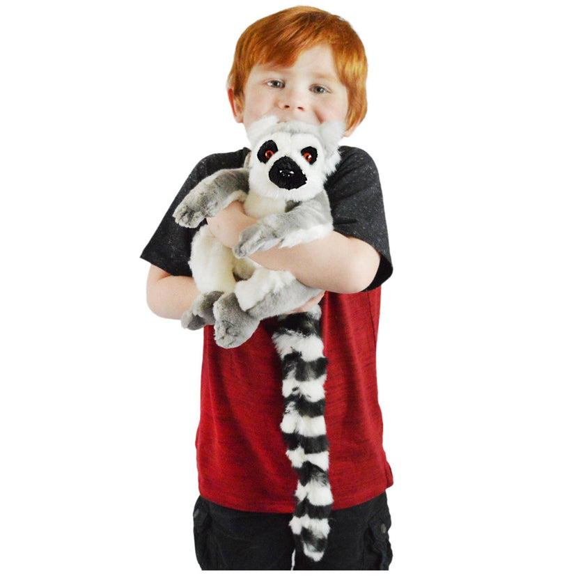 Ringo The Ring-Tailed Lemur | 21 Inch Stuffed Animal Plush