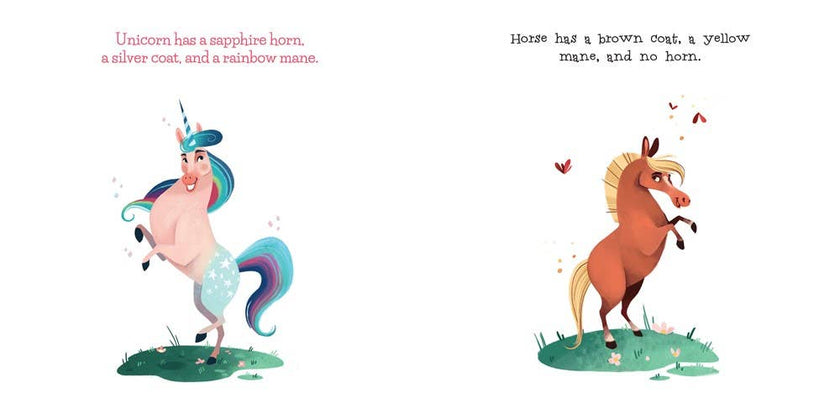 Unicorn and Horse are Friends Board Book