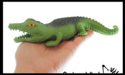 Sand Filled Alligator Crocodile Squishy Toy - Moldable Sensory, Stress