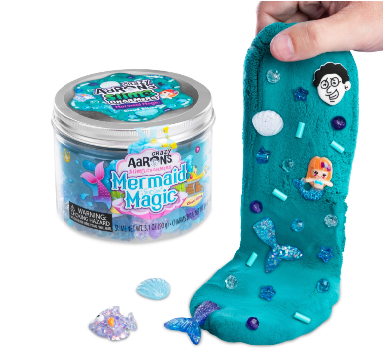Crazy Aaron's Slime Charmers 10oz Cloud Jar - Mermaid Magic