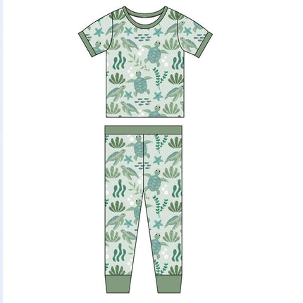 Save the Sea Turtles Bamboo Kids Pajamas