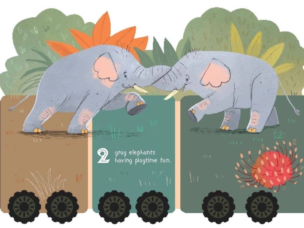 Safari Train Board Book