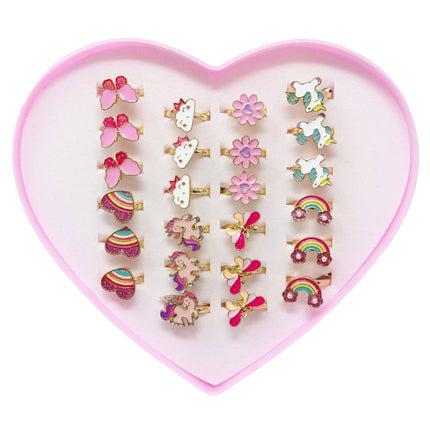 Fidget Rainbow Fantasy Sparkle Rings