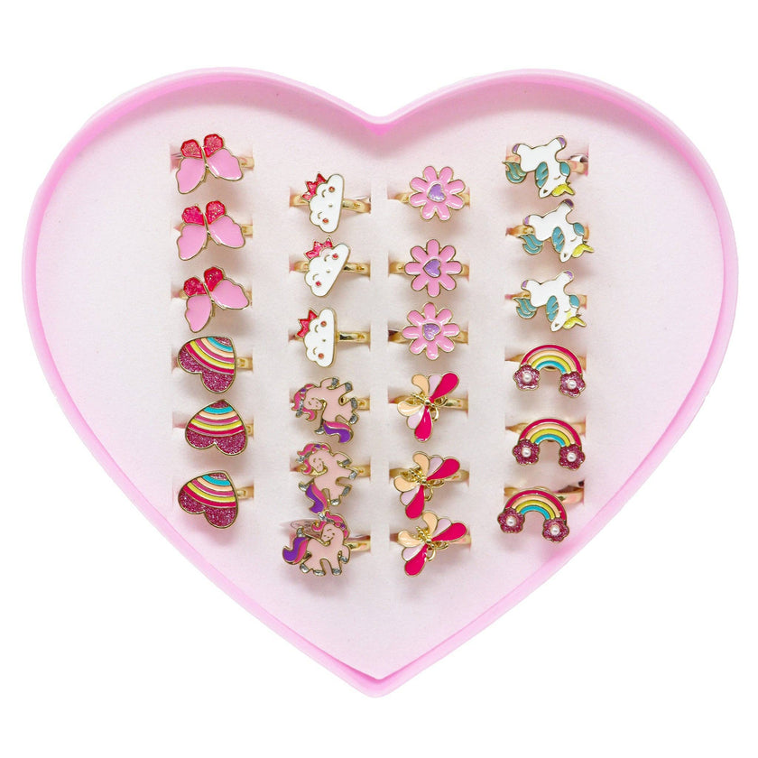 Fidget Rainbow Fantasy Sparkle Rings