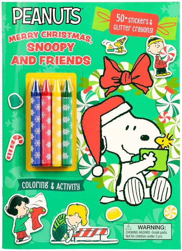 Peanuts: Merry Christmas, Snoopy and Friends Coloring Activity Book
