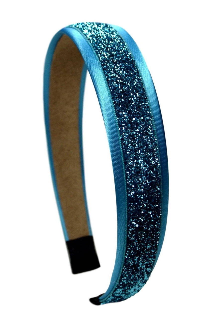 Satin Glitter Sparkle Arch Girls Headband - Assorted