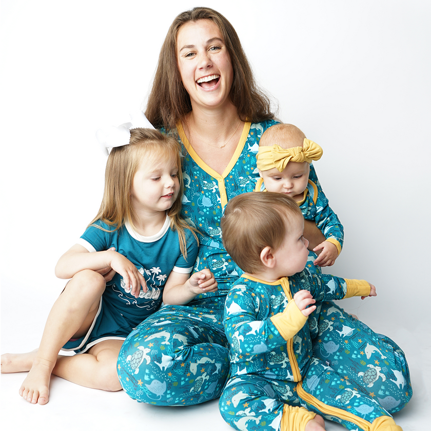 Ocean Friends Bamboo Pajamas Baby Pajamas Baby Clothes