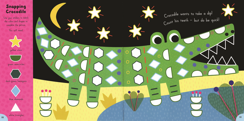 Match and Stick: In the Jungle Sticker Book