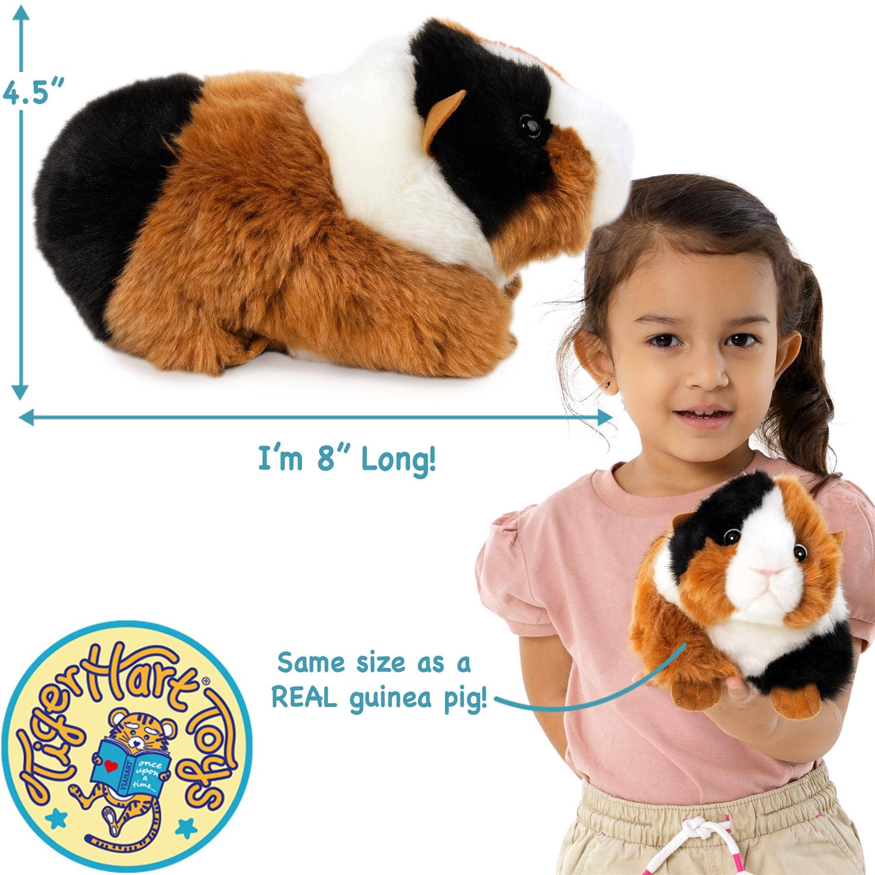 Gianni The Guinea Pig - 9 Inch Stuffed Animal Plush