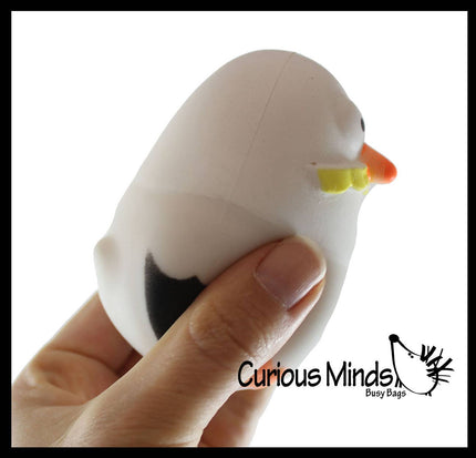 Seagull Squishy Squeeze Stress Ball Soft Doh Filling Toy