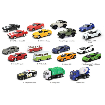 Die Cast Car 24 Piece Reorder Assortment B