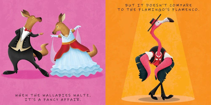 Flamingo Flamenco Board Book