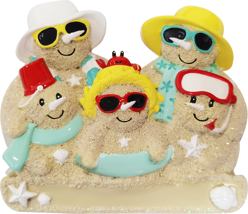 Sandman Family Personalized Christmas Ornament