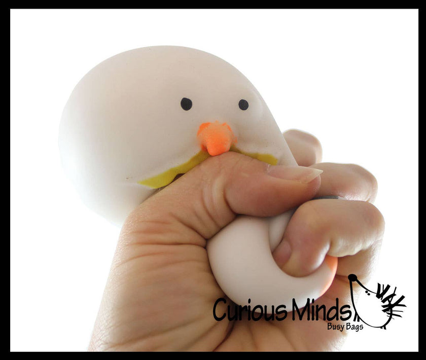 Seagull Squishy Squeeze Stress Ball Soft Doh Filling Toy