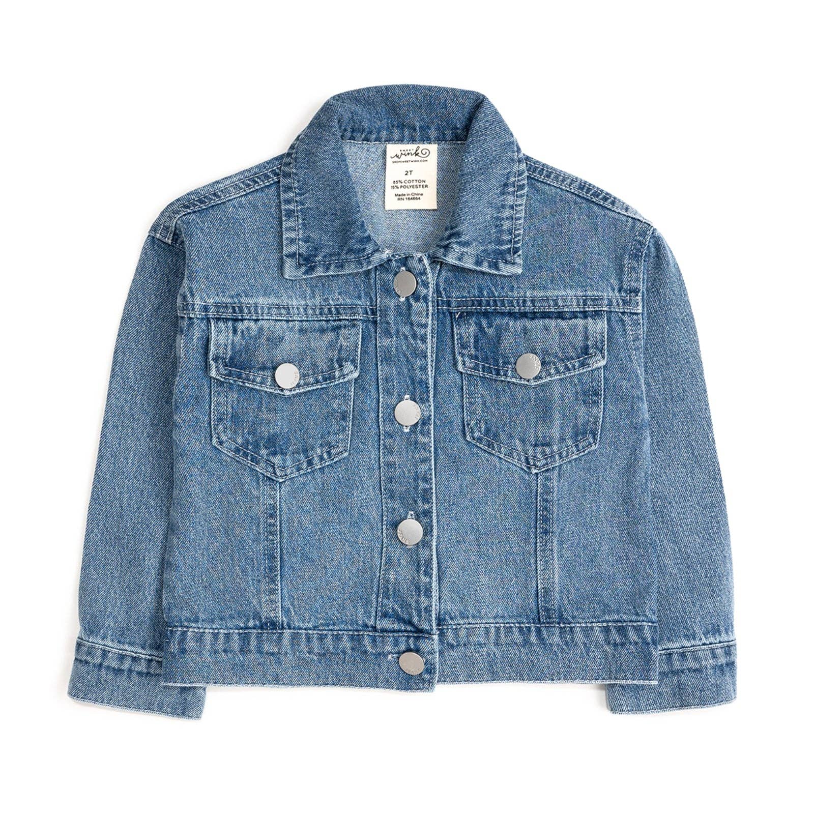 Cowgirl Cutie Patch Western Denim Jacket - Kids Clothing
