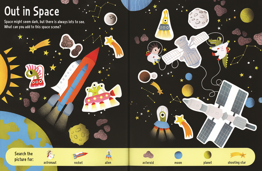 Big Stickers, Space Sticker Book