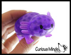 Axolotl Water Bead Filled Squeeze Stress Ball - Sensory Toy