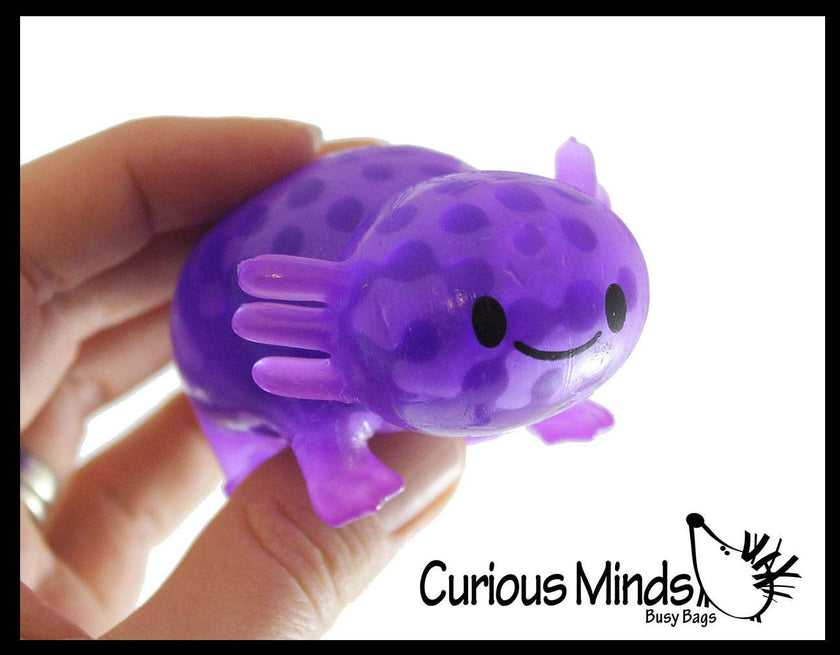 Axolotl Water Bead Filled Squeeze Stress Ball - Sensory Toy