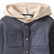 Hooded Button Down Shirt Set
