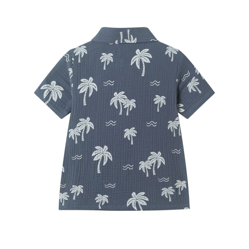 Boys Gauze Set | Tropical Palm Tree