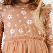 Ditsy Fall Floral Long Sleeve Tutu Dress - Girls Clothes