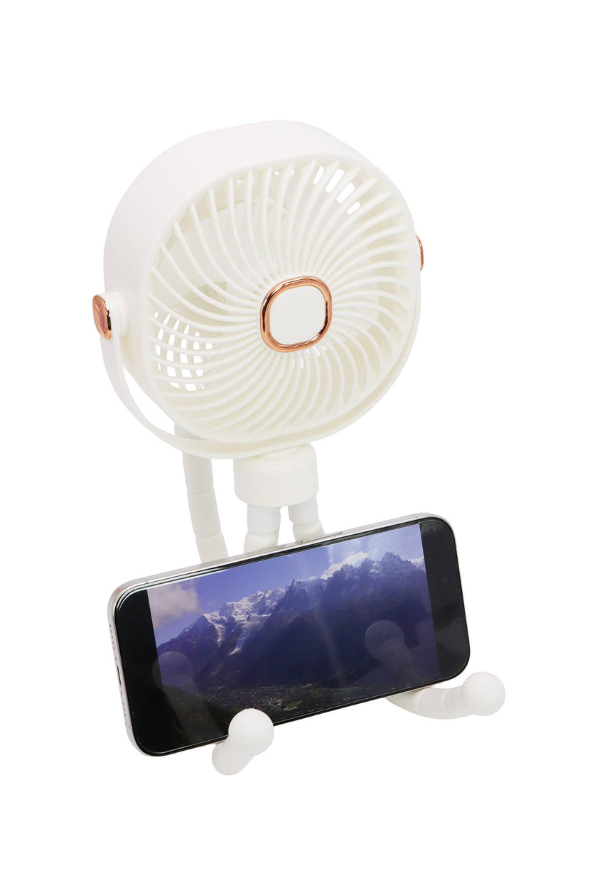 Matte Pastel Led Flexible Leg Electric Fan - Assorted