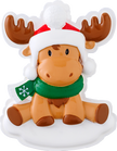 Baby Moose Personalized Ornament