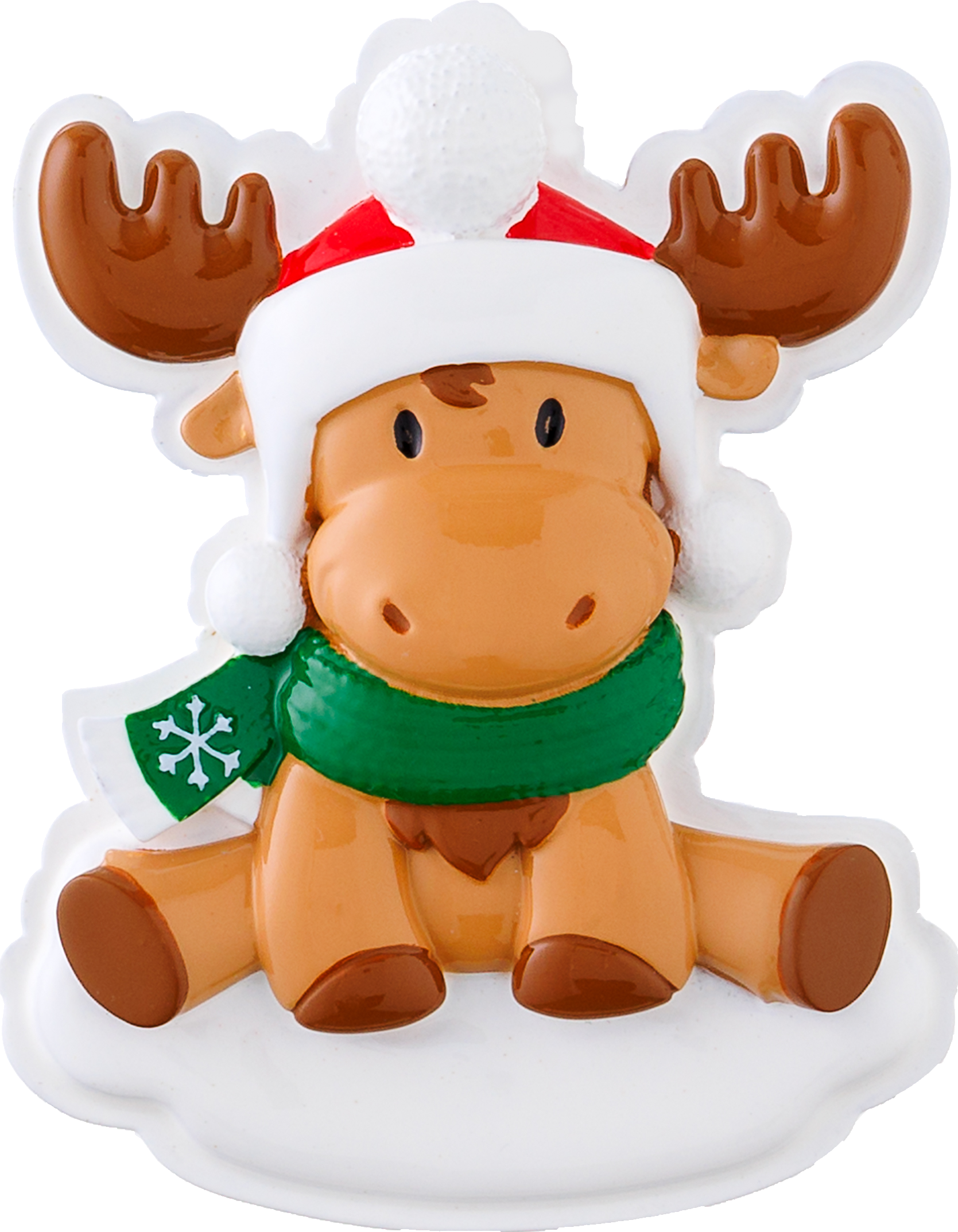 Baby Moose Personalized Ornament