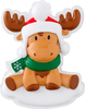 Baby Moose Personalized Ornament