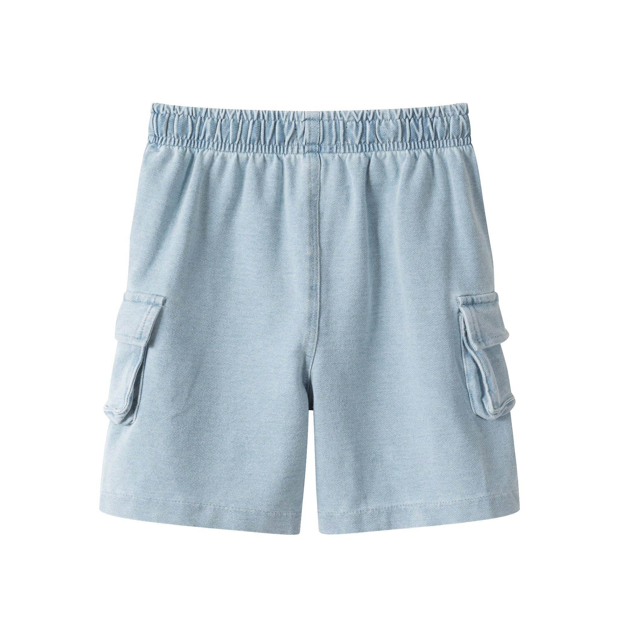 Boys Graphic Tee & Knit Denim Short Set | Surfing Dino