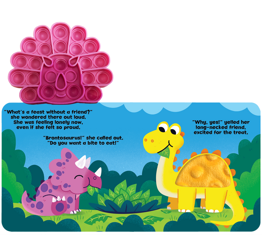 Little Triceratops - Your Sensory Fidget Friend Board Book