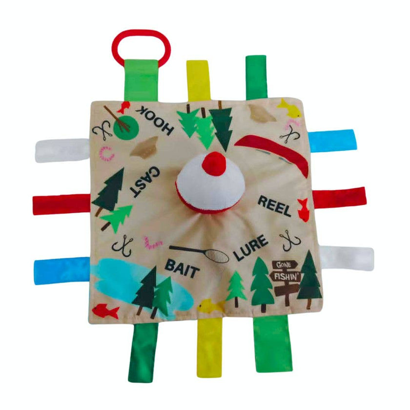 Crinkle Tag Sensory Toy-Fishing Bobber