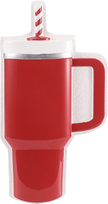 Travel Cup / Mug with Straw Personalized Ornament