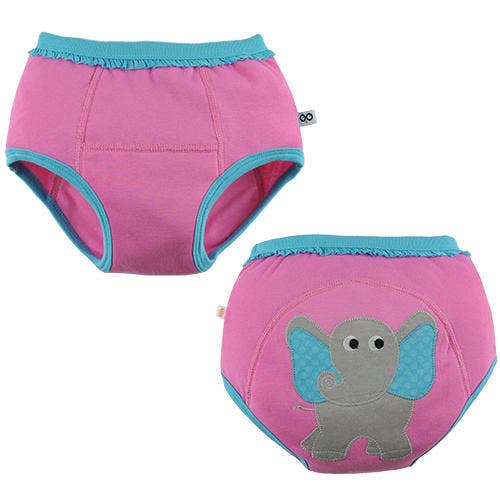 Organic Cotton 3PC Potty Training Set - Girls Safari Friends