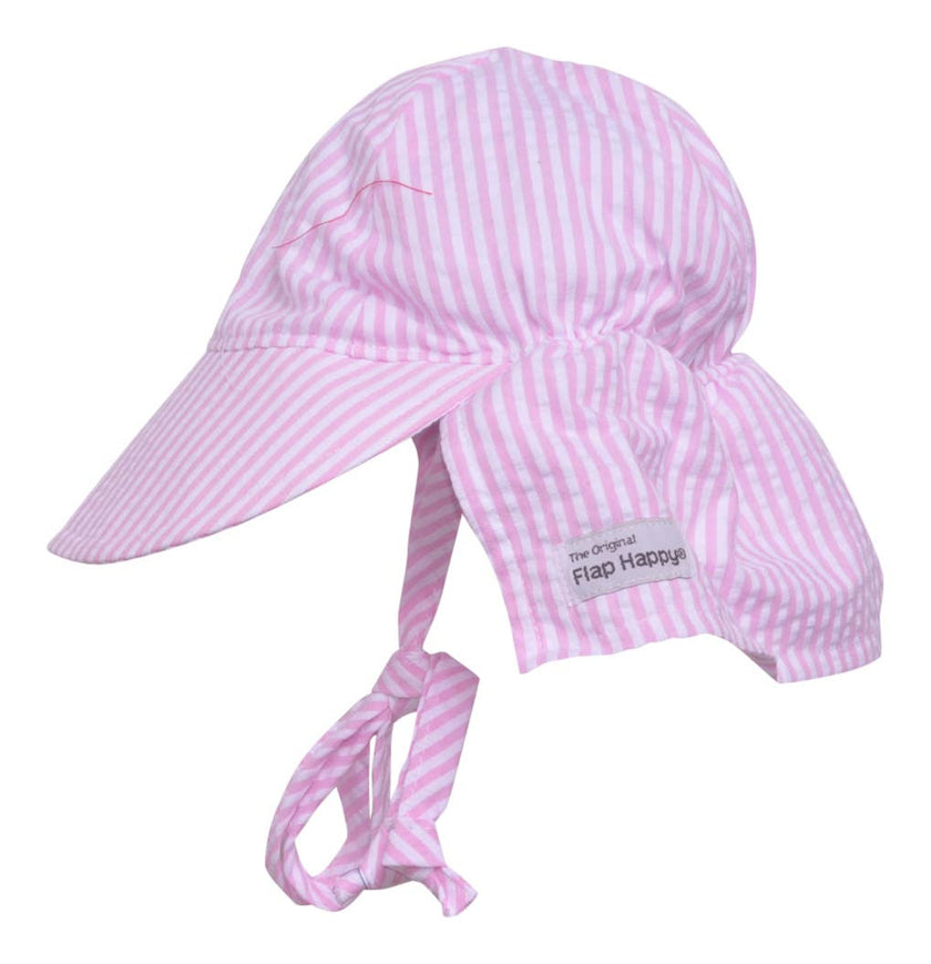 Kids UPF50+ Sun Flap Hat with Ties