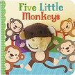Finger Puppet Board Book- Five Little Monkeys