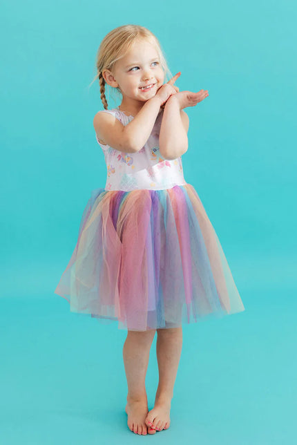 Mermaid Sparkle Tank Tutu Dress