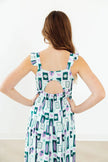 Surfer Girl Ruffle Maxi Dress