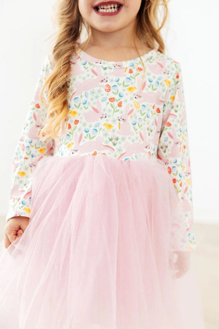 Bunny Hop Long Sleeve Tutu Dress