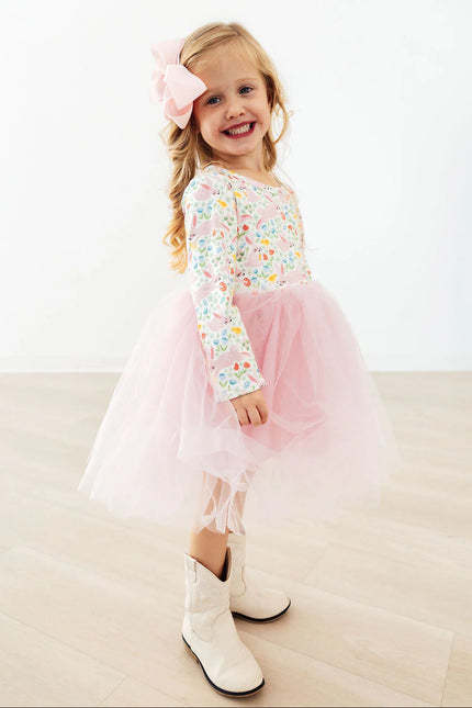 Bunny Hop Long Sleeve Tutu Dress