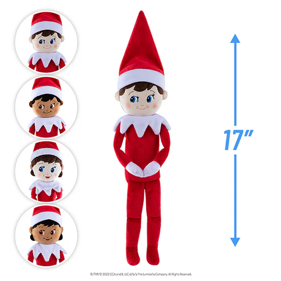 Elf on the Shelf Plushee Pals Girl with Blue Eyes