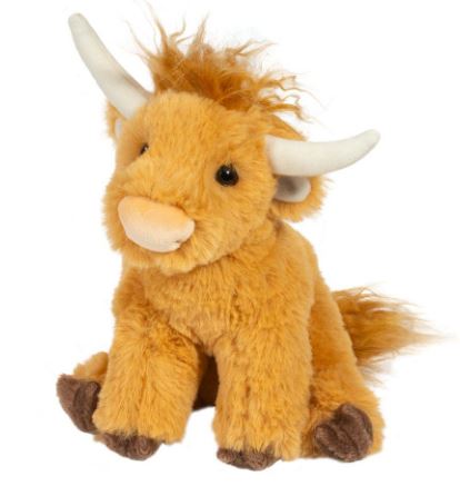 Highland Cow Scottie Mini Plush Stuffy Stuffed Animal