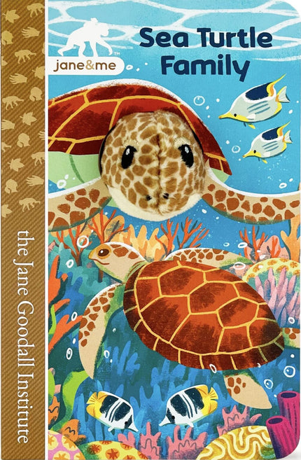 Finger Puppet Board Book- Sea Turtle Family