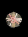 Birthday Puff Bow Pink and Gold #5